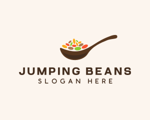 Beans Spices Spoon logo design