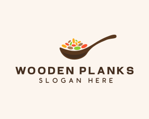 Beans Spices Spoon logo design