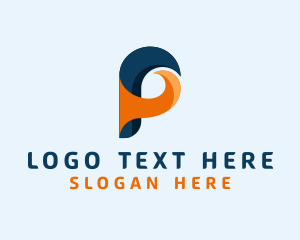 Letter - Generic Software Company Letter P logo design