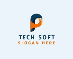 Software - Tech Software Letter P logo design