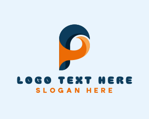 Professional - Tech Software Letter P logo design