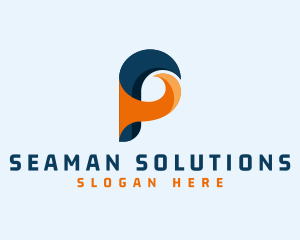 Tech Software Letter P logo design