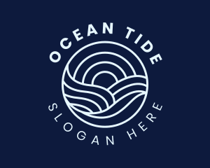 Tide - Water Surfing Wave logo design