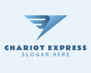 Wings Express Courier logo design