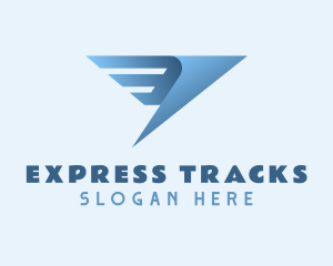 Wings Express Courier logo design