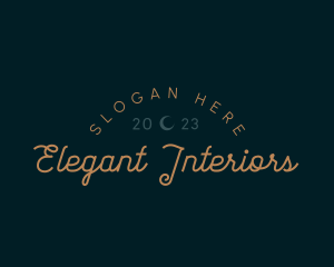 Elegant Retro Cursive Business logo design