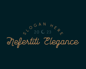 Elegant Retro Cursive Business logo design