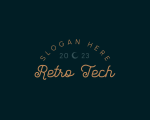 Elegant Retro Cursive Business logo design