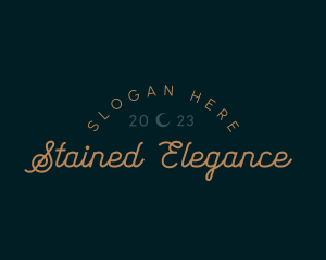 Elegant Retro Cursive Business logo design