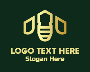Luxe - Golden Bee Real Estate logo design