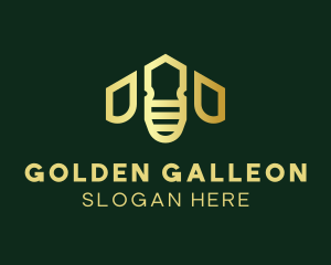 Golden Bee Realty logo design