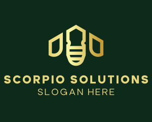 Golden Bee Realty logo design