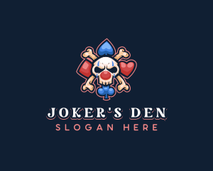 Joker - Skull Casino Joker logo design