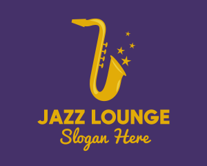 Jazz - Jazz Saxophone Music logo design