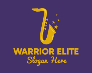 Performer - Jazz Saxophone Music logo design