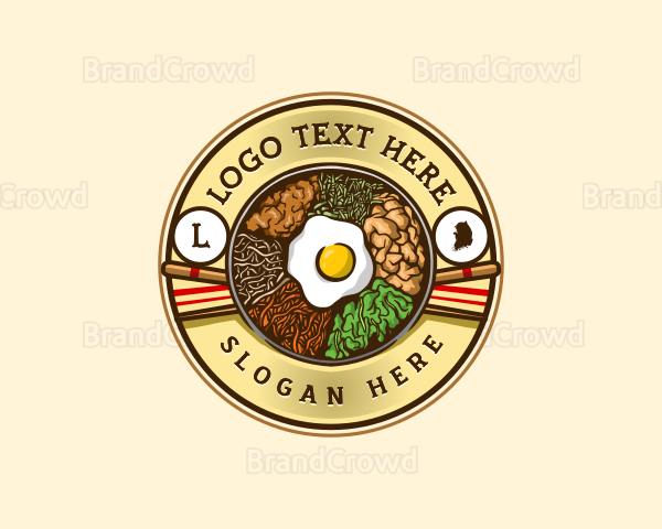 Bibimbap South Korea Logo