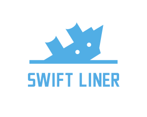 Sinking Cruise Ship logo design