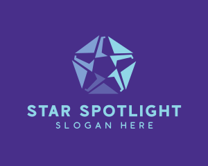 Modern Star Business logo design