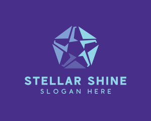 Modern Star Business logo design