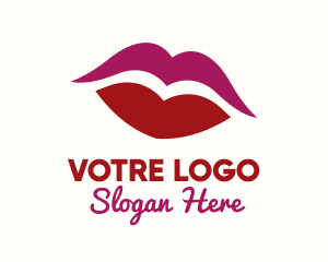Esthecian - Lip Beauty Cosmetic logo design