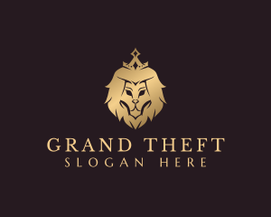 Deluxe - Luxury Lion King logo design