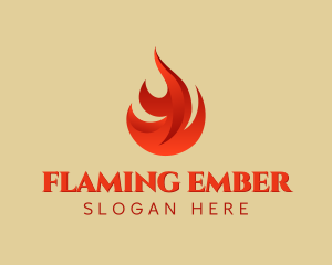 Burning - Burning Fire Symbol logo design