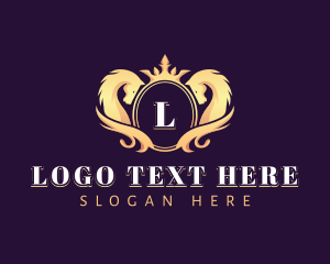 Legal - Luxury Pegasus Crown logo design