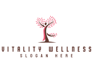 Woman Tree Wellness logo design