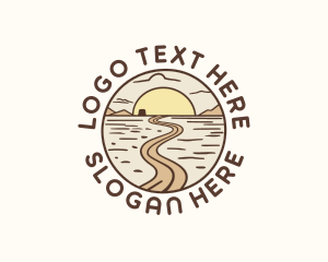 Outdoor - Highway Mountain Outdoor logo design