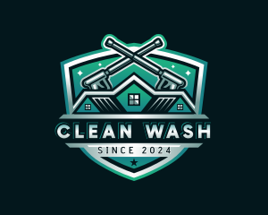 Pressure Wash Cleaning logo design