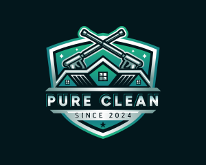 Pressure Wash Cleaning logo design