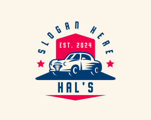 Dealership - Automotive Retro Car logo design