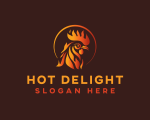 Fire Chicken Grill logo design