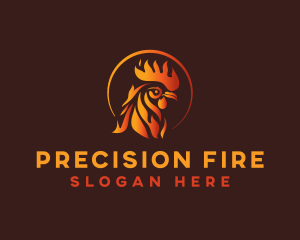 Fire Chicken Grill logo design