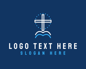 Religious - Religious Crucifix Shrine logo design