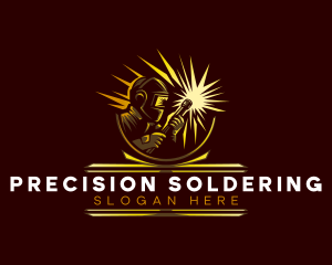 Soldering - Industrial Welder Fabrication logo design