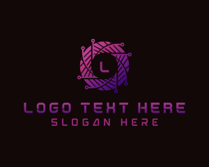 Tech - Tech Circuit App logo design