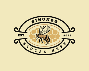 Honey - Insect Honey Bee Farm logo design