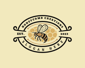 Insect Honey Bee Farm logo design