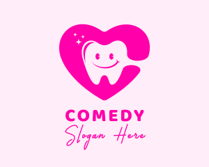 Dental Tooth Heart  Logo