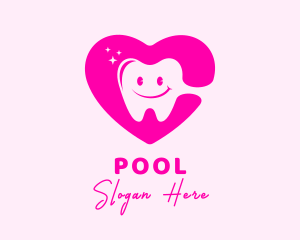 Clinic - Dental Tooth Heart logo design