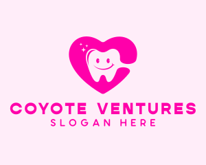 Dental Tooth Heart  logo design