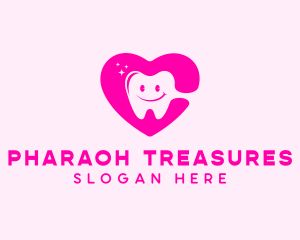 Dental Tooth Heart  logo design