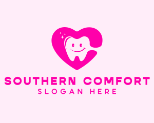 Dental Tooth Heart  logo design