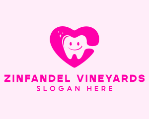 Dental Tooth Heart  logo design