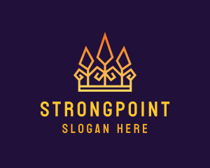 Geometric Royalty Crown Logo