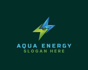 Eco Energy Electricity logo design