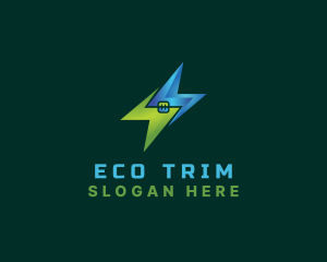 Eco Energy Electricity logo design