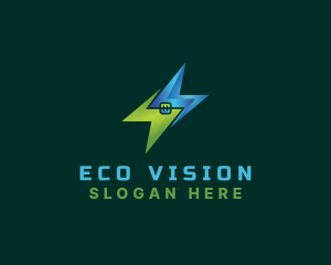 Eco Energy Electricity logo design