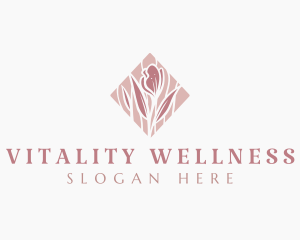 Natural Floral Wellness logo design